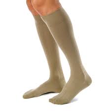 Jobst Medical Leg Wear, Men, Knee High, Ribbed, 30-40mmhg, Xl, Navy, Closed Toe