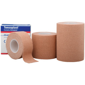 Tensoplast Robust Elastic Adhesive Tape 5cm X 4.5m (Stretched) Tan Latex Non-Sterile