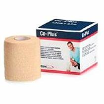 Co-Plus Elastic Cohesive Bandage 15cm X 6.3m (Stretched), Beige Latex