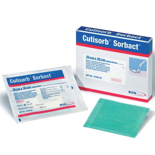 Cutimed Sorbion Sorbact Antimicrobial Dressing With Dacc, Sterile, 20 Cm X 30 Cm