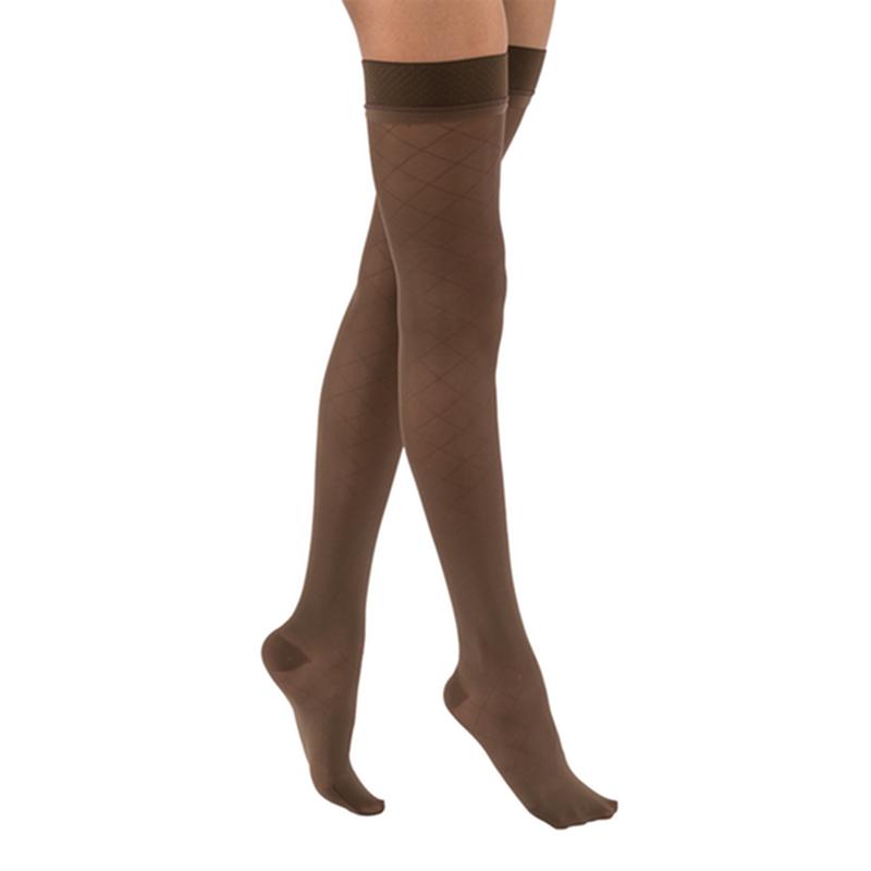 Jobst Ultrasheer Women, Thigh High, 15-20mmhg, Sm, Espresso, Closed Toe