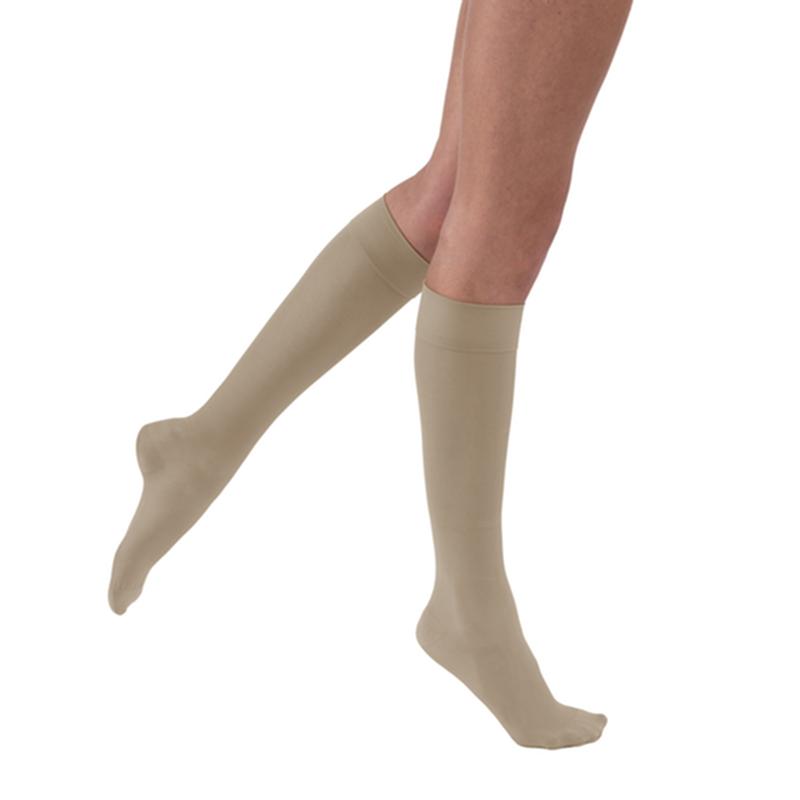 Jobst Ultrasheer Women, Knee High, 20-30mmhg, Sm, Honey, Closed Toe