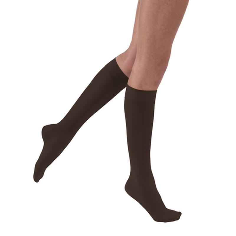 Jobst Ultrasheer Women, Knee High, 20-30mmhg, Lg, Espresso, Closed Toe