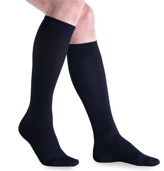 Jobst Sport Stocking Unisex,20-30mmhg,Md,Black,Closed Toe