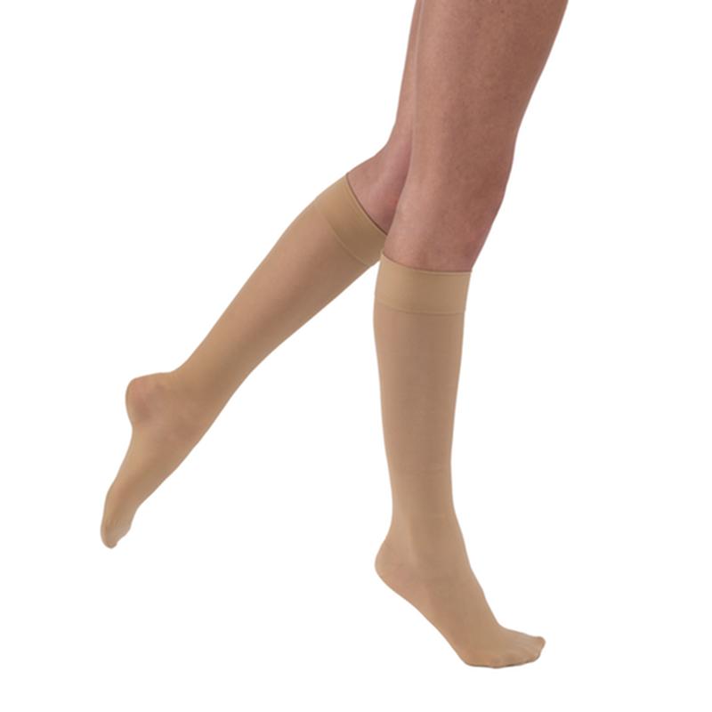 Jobst Ultrasheer Women, Knee High Petite, 15-20mmhg, Xl, Natural, Closed Toe