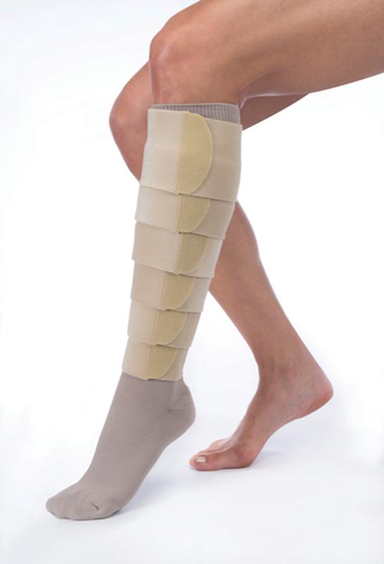 Jobst Farrowwrap Strong Ready-To-Wear Legpiece 30-40 Mmhg, Extra Small Tall, Tan