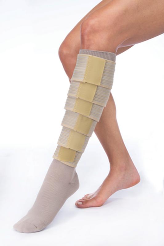 Jobst Farrowwrap Classic Ready-To-Wear Legpiece 30-40 Mmhg, Extra Small Tall, Tan