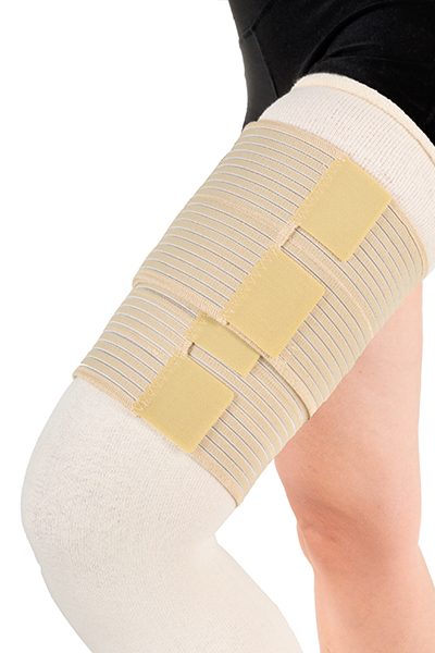 Jobst Farrowwrap Classic Ready-To-Wear Thighpiece 30-40 Mmhg, Small Regular, Tan