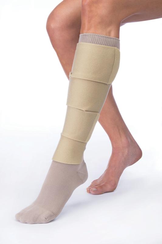 Jobst Farrowwrap 4000 Ready-To-Wear Legpiece 30-40 Mmhg, Large Regular, Tan