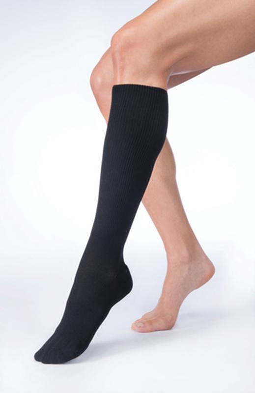 Jobst Farrowhybrid Adi Ready-To-Wear Knee High Linerfoot Compression, 20-30 Mmhg, Medium Wide