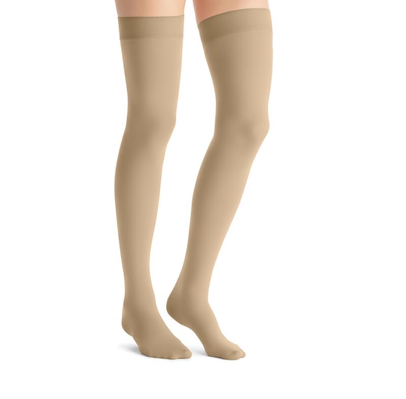 Jobst Opaque 20-30mmhg Thigh-High Closed-Toe Sensitive Band Compression Stocking Petite Small N
