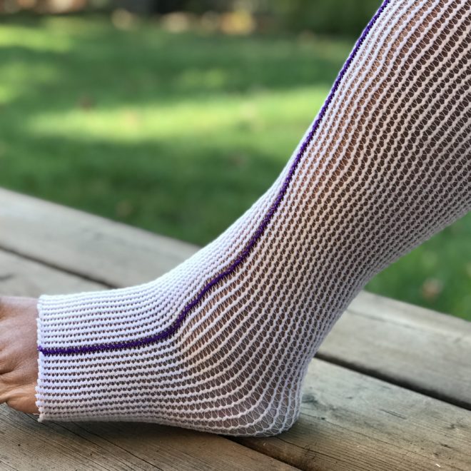 Edemawear Lite Lymphedema Stockinet Small Max Limb 60cm Length 55cm For Tender Skin (Purple)