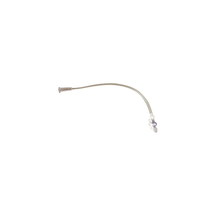 Connecting Tube W/ Male Luer & Drain Bag Connector 14fr 30cm W/ Female Luer Tuohy-Borst Adapter