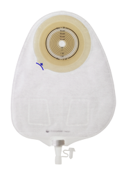 Assura 1-Piece Convex Light Transparent Urostomy Pouch, Cut-To-Fit Up To 1 3/4in (43mm)