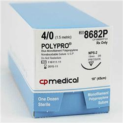 Cp Suture 4-0 Polypro 18" W/ Nps-2 Needle