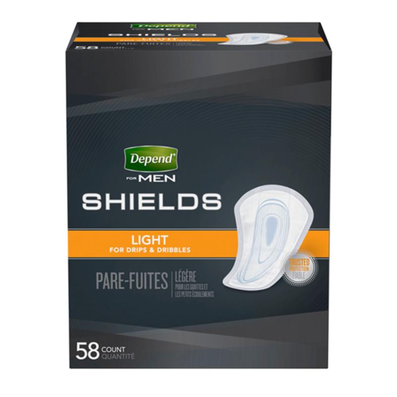 Depend Fit-Flex Light Shields Male Convenience