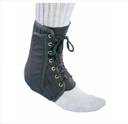 Procare Lace-Up Ankle Brace,Canvas Medium, 8.5" To 10" Ankle