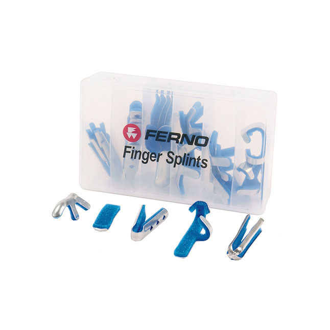Finger Splint Set, Assorted, Aluminum Foam