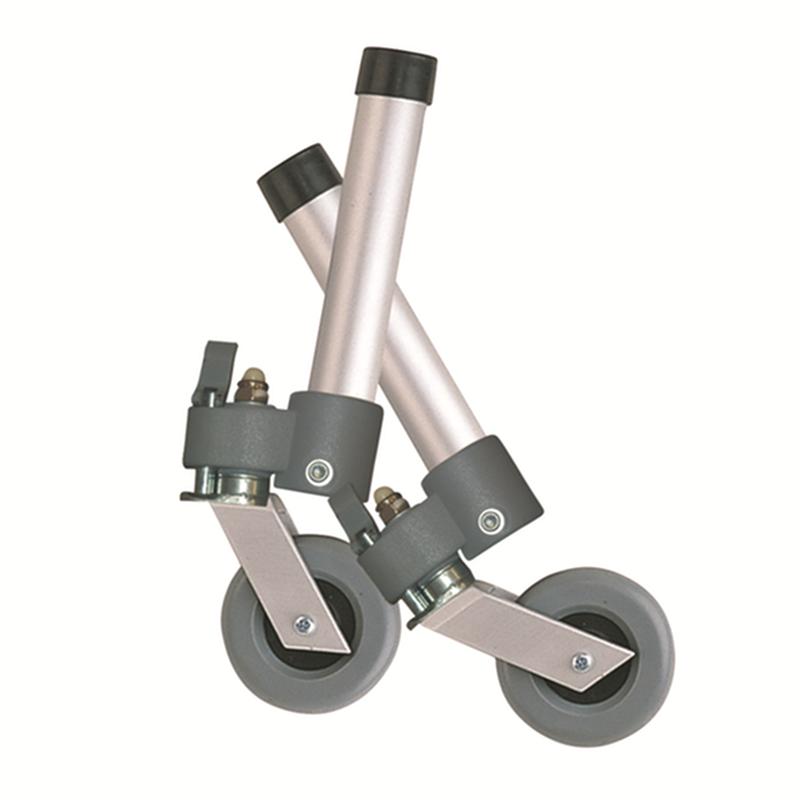 Locking Swivel Walker Wheels With Two Sets Of Rear Glides * Drive Medical Item Surcharge Included In…