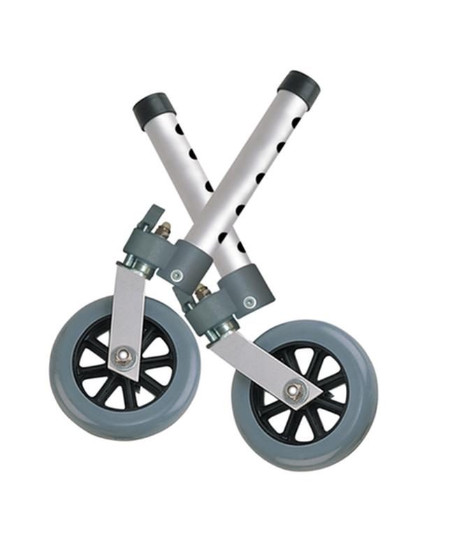 Swivel Lock Walker Wheels, 5" * Drive Medical Item Surcharge Included In Sell Price