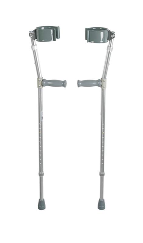 Steel Forearm Crutches Adult (5' - 6'2") Handle (28-37") Xl Tips (300lbs) * Drive Medical Item Surcharge Included In…