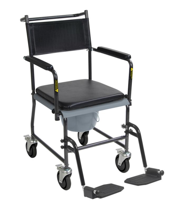 Upholstered Drop Arm Wheeled Commode * Drive Medical Item Surcharge Included In Sell Price