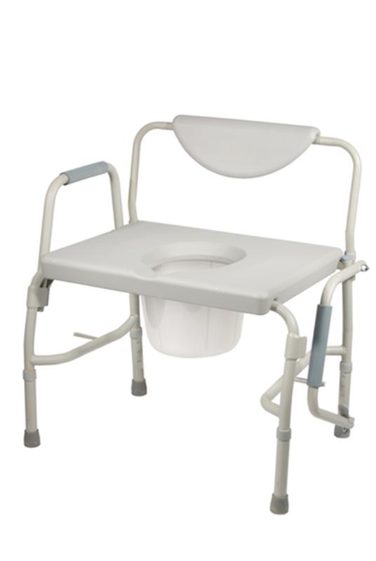 Bariatric Drop Arm Bedside Commode Chair * Drive Medical Item Surcharge Included In Sell Price