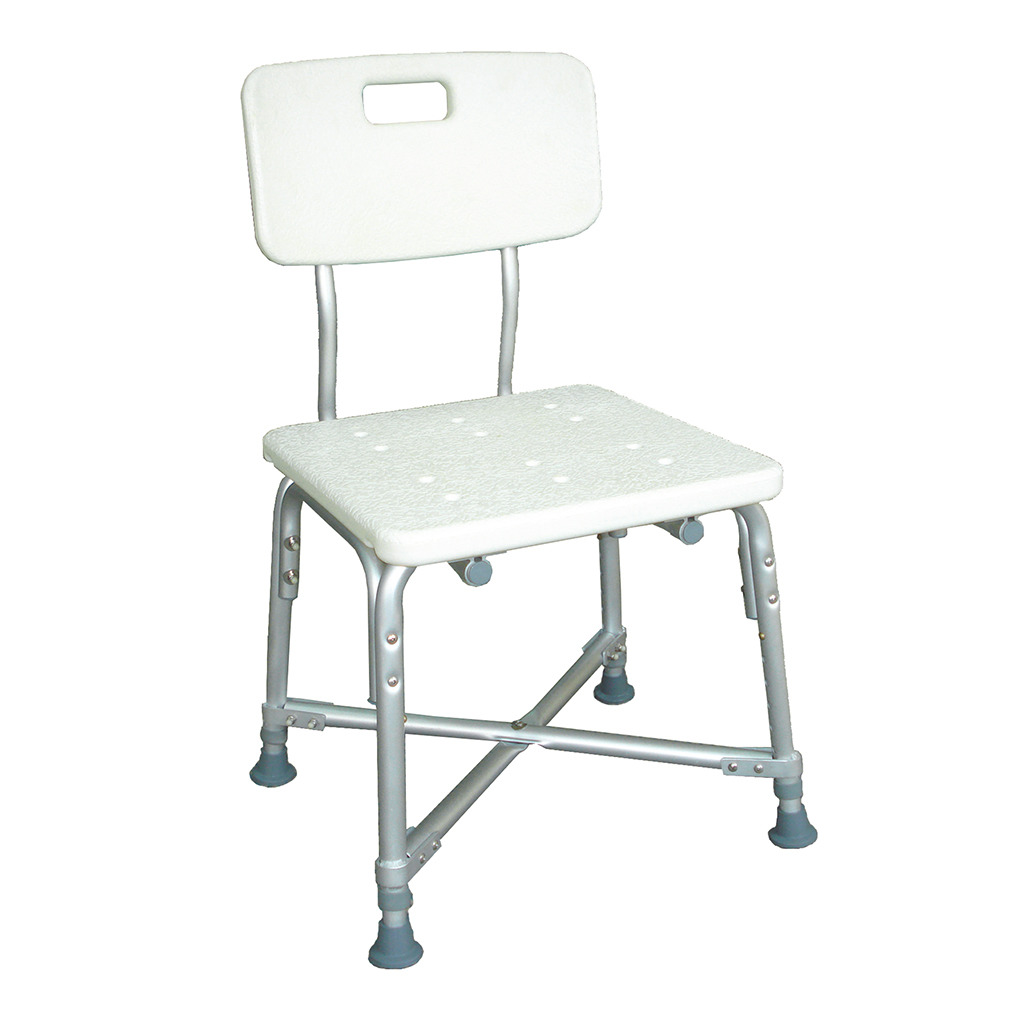 Deluxe Bariatric Shower Chair W/ Cross-Frame Brace, Adjustable Seat, 600 Lbs Weight Capacity * Drive Medical Item…