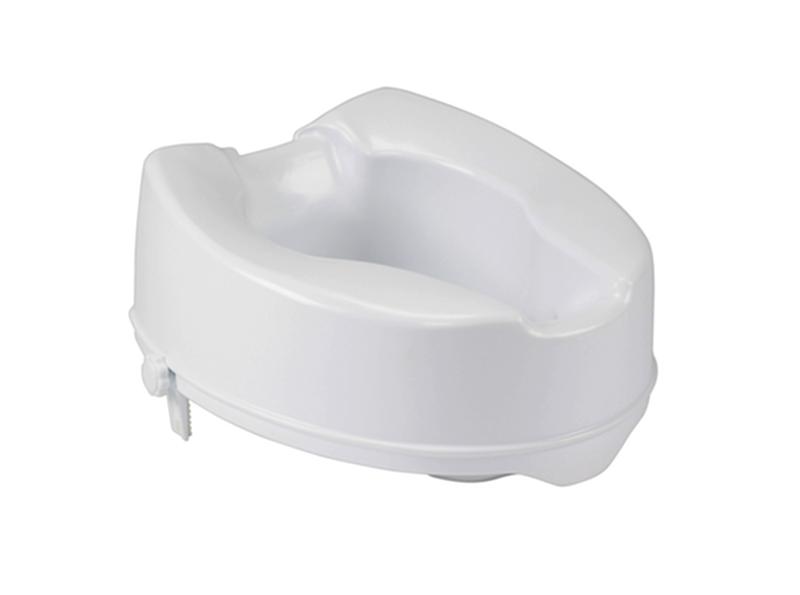 Raised Toilet Seat With Lock, Standard Seat, 6" * Drive Medical Item Surcharge Included In Sell Price