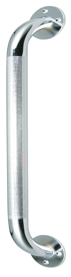Chrome Grab Bar, 12", Knurled * Drive Medical Item Surcharge Included In Sell Price