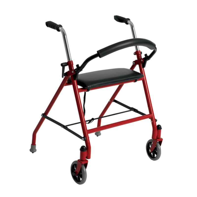 Two Wheeled Walker With Seat, Red * Drive Medical Item Surcharge Included In Sell Price