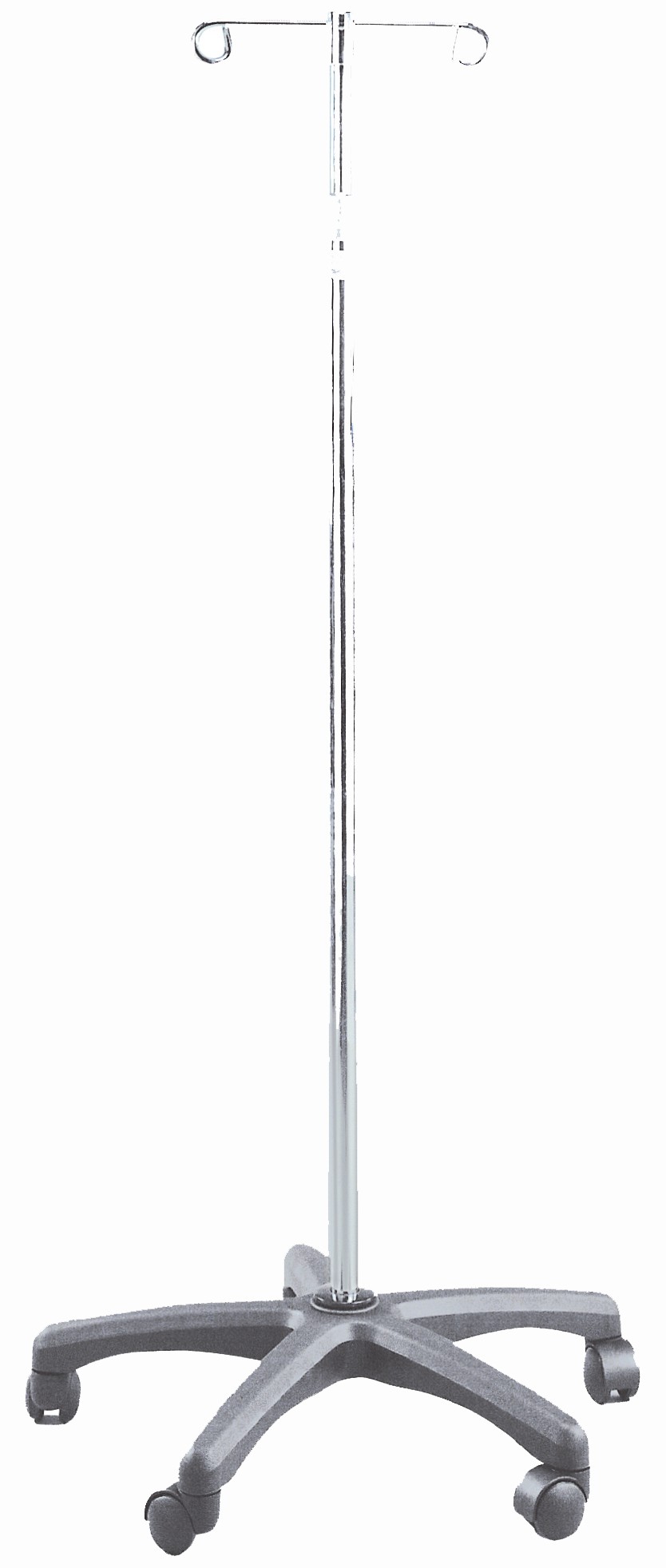 Deluxe Iv Pole, 2 Hooks,5 Legs * Drive Medical Item Surcharge Included In Sell Price