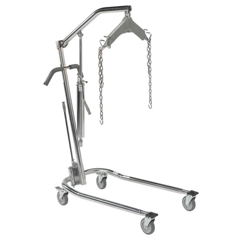 Hydraulic Patient Lift With Six Point Cradle, 5" Casters, Chrome * Drive Medical Item Surcharge…