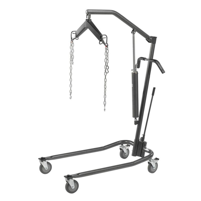 Hydraulic Patient Lift With Six Point Cradle, 5" Casters, Silver Vein * Drive Medical Item Surcharge…