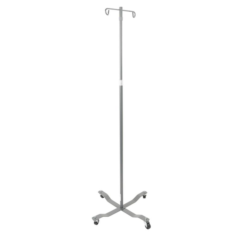 Economy Iv Pole, 2 Hooks, Removable Top, Chrome * Drive Medical Item Surcharge Included In Sell Price