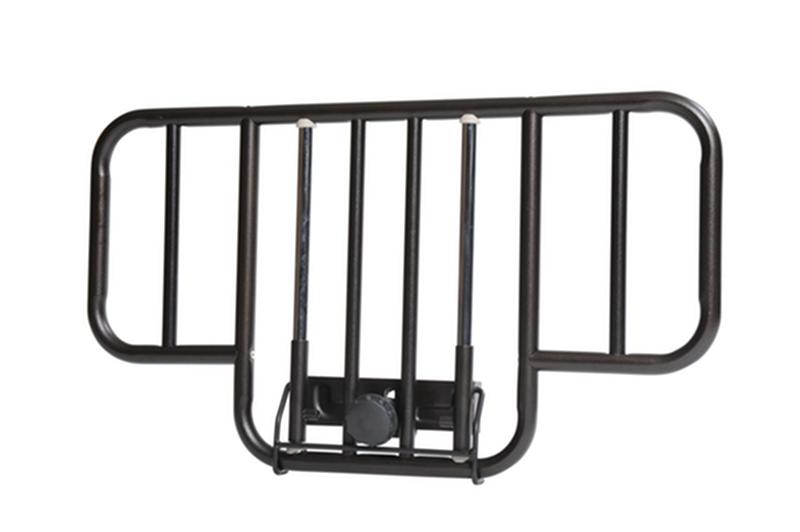 No Gap Half Length Side Bed Rails With Brown Vein Finish * Drive Medical Item Surcharge Included In…