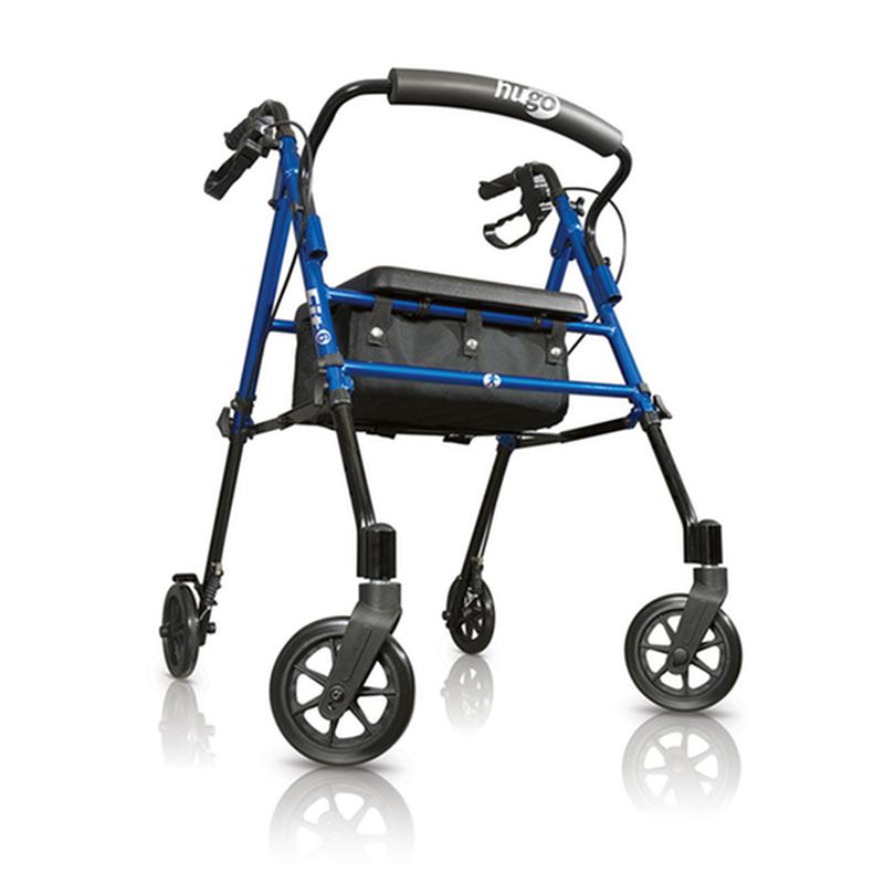 Fit Rollator Rolling Walker With Padded Seat, Backrest And Storage Bag, Pacific Blue * Drive Medical…