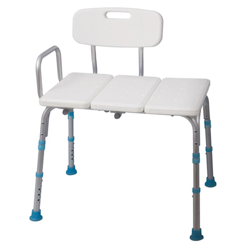 Adjustable Bath And Shower Transfer Bench With Reversible Backrest, Off White * Drive Medical Item…