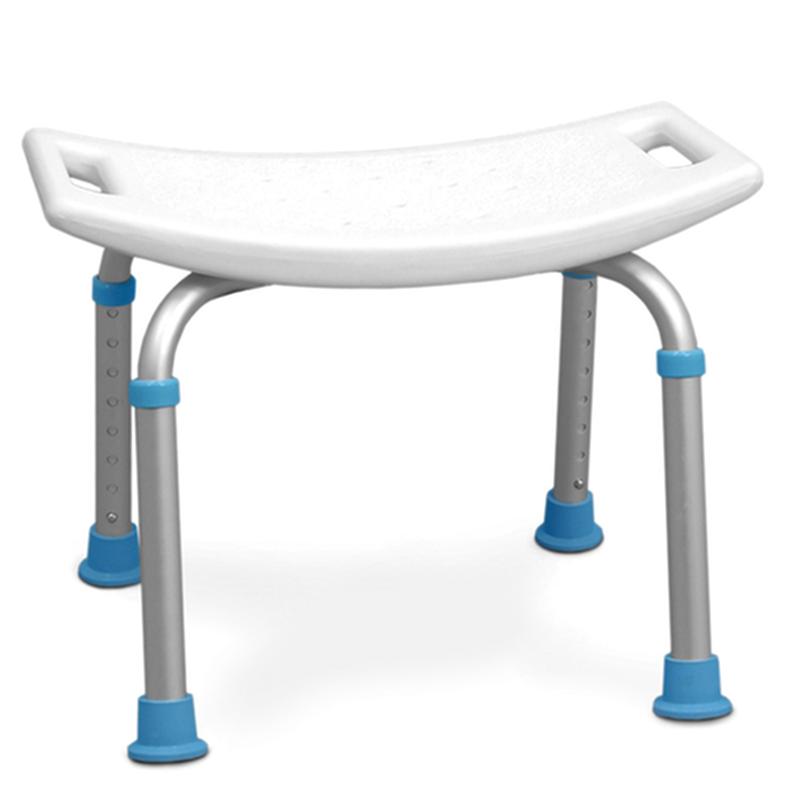 Adjustable Bath And Shower Chair With Non-Slip Seat, White * Drive Medical Item Surcharge Included In…