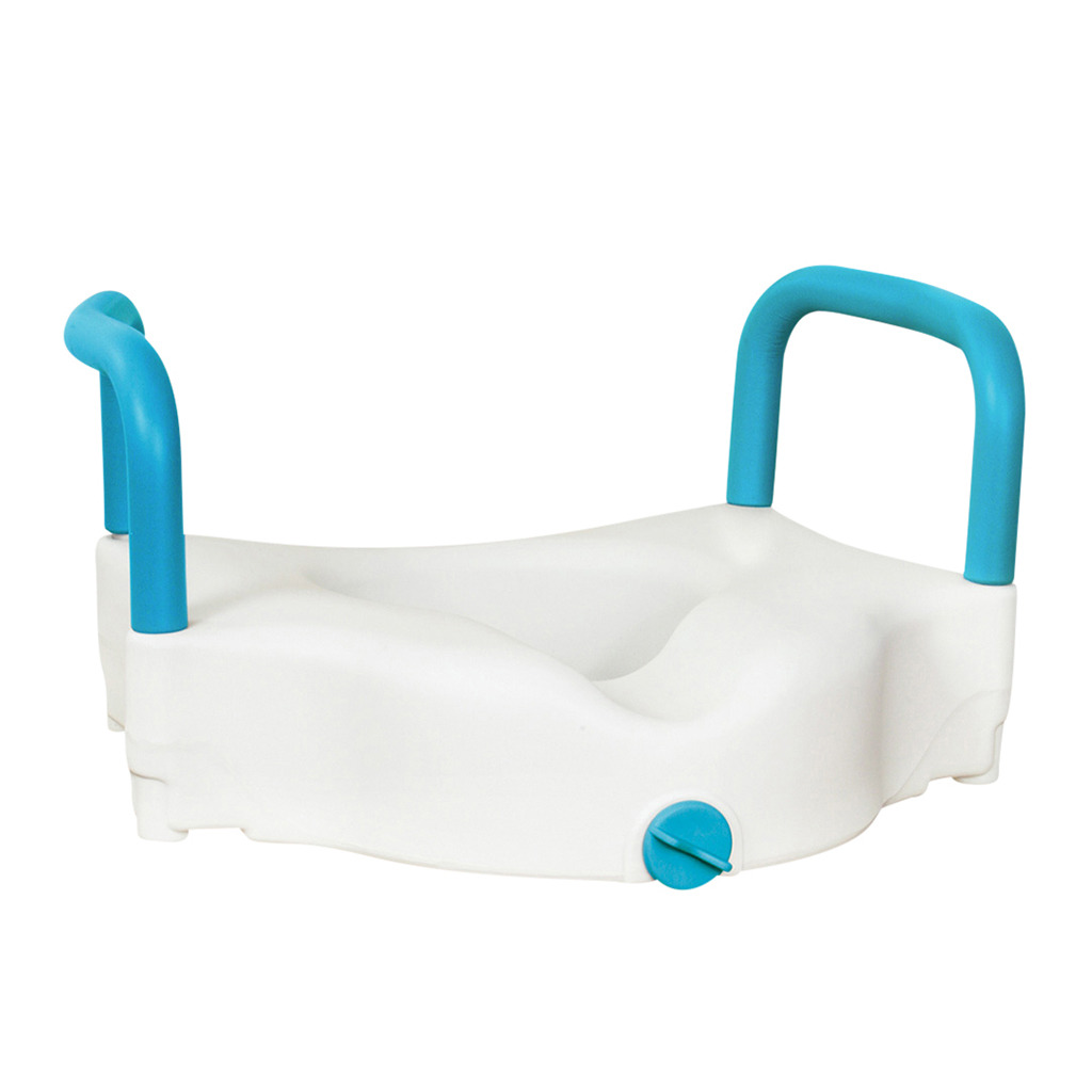 Aquasense 3-In-1 Contoured Raised Toilet Seat 2", Removavle Handles * Drive Medical Item Surcharge Included In Sell…