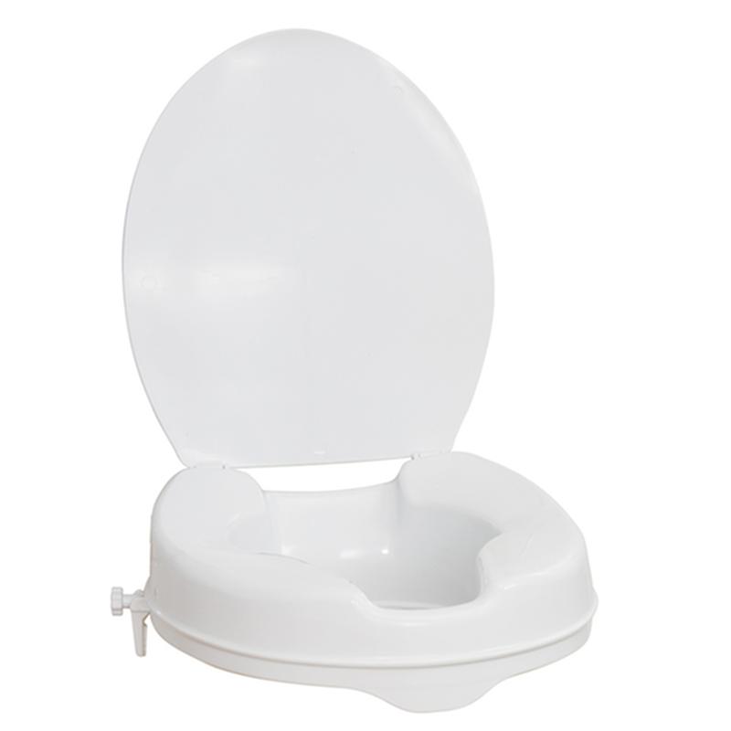 Raised Toilet Seat With Lid 2" White * Drive Medical Item Surcharge Included In Sell Price