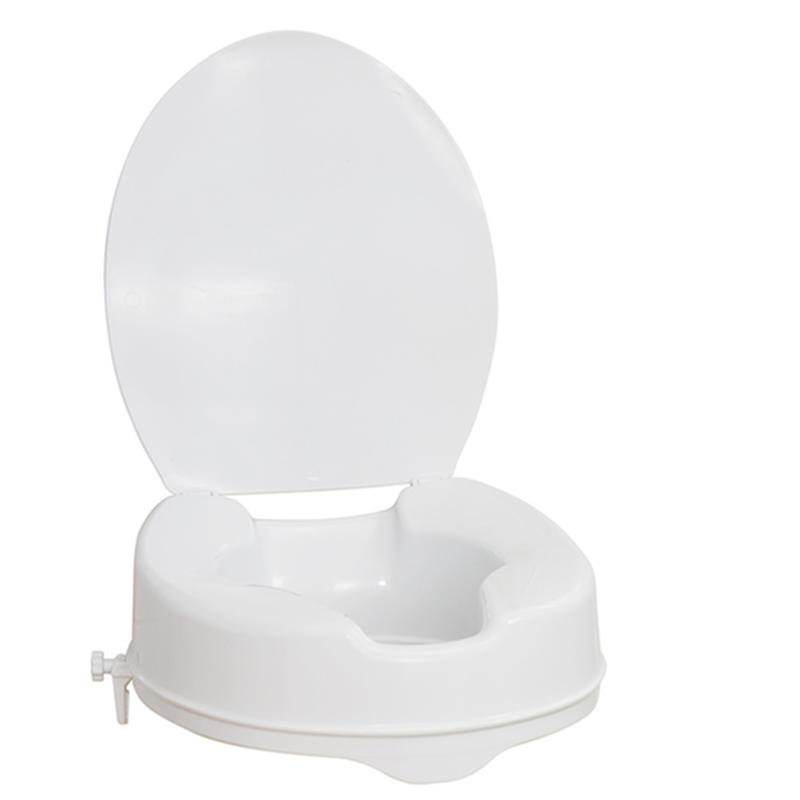 Raised Toilet Seat With Lid 4" White * Drive Medical Item Surcharge Included In Sell Price