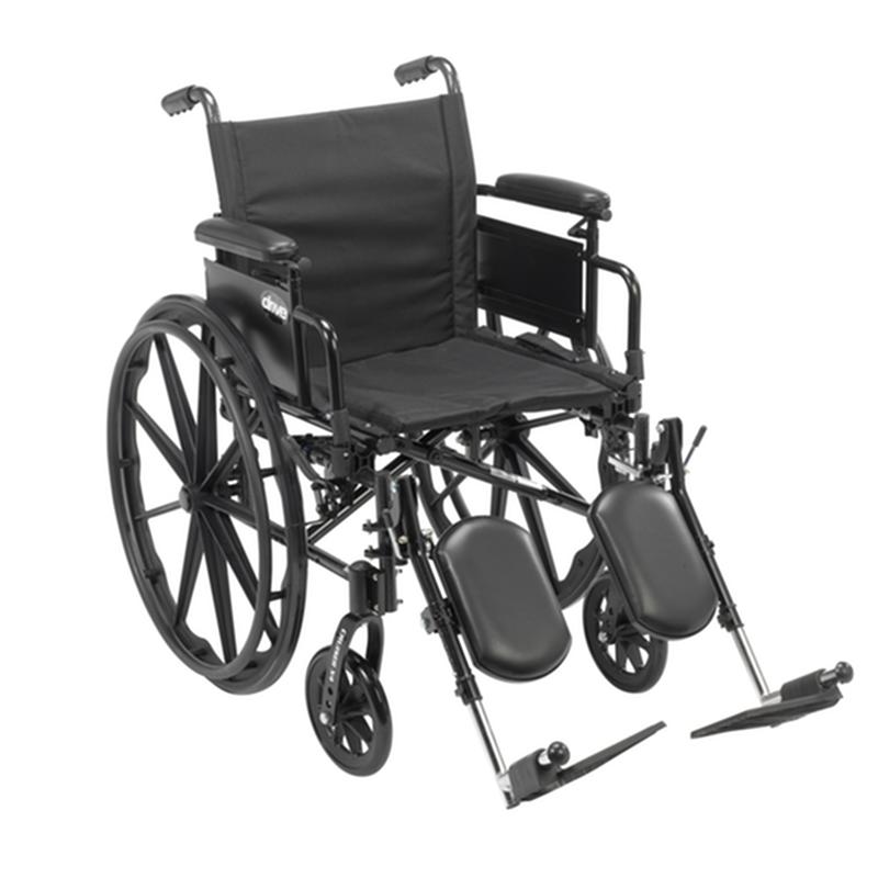 Cruiser X4 Lightweight Dual Axle Wheelchair With Adjustable Detachable Arms, Desk Arms, Elevati * Drive…