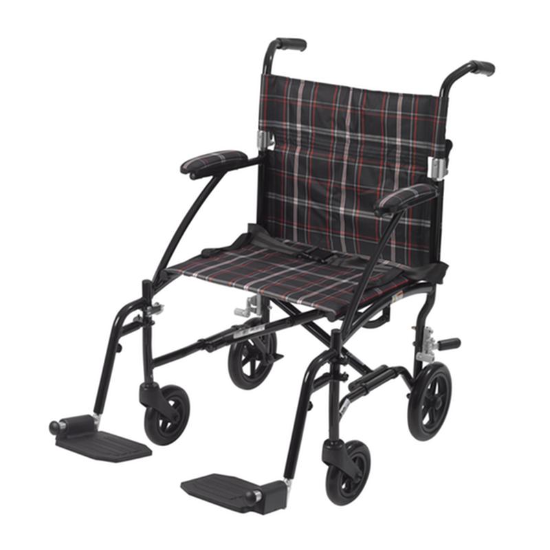 Fly Lite Ultra Lightweight Transport Wheelchair, Black * Drive Medical Item Surcharge Included In Sell…