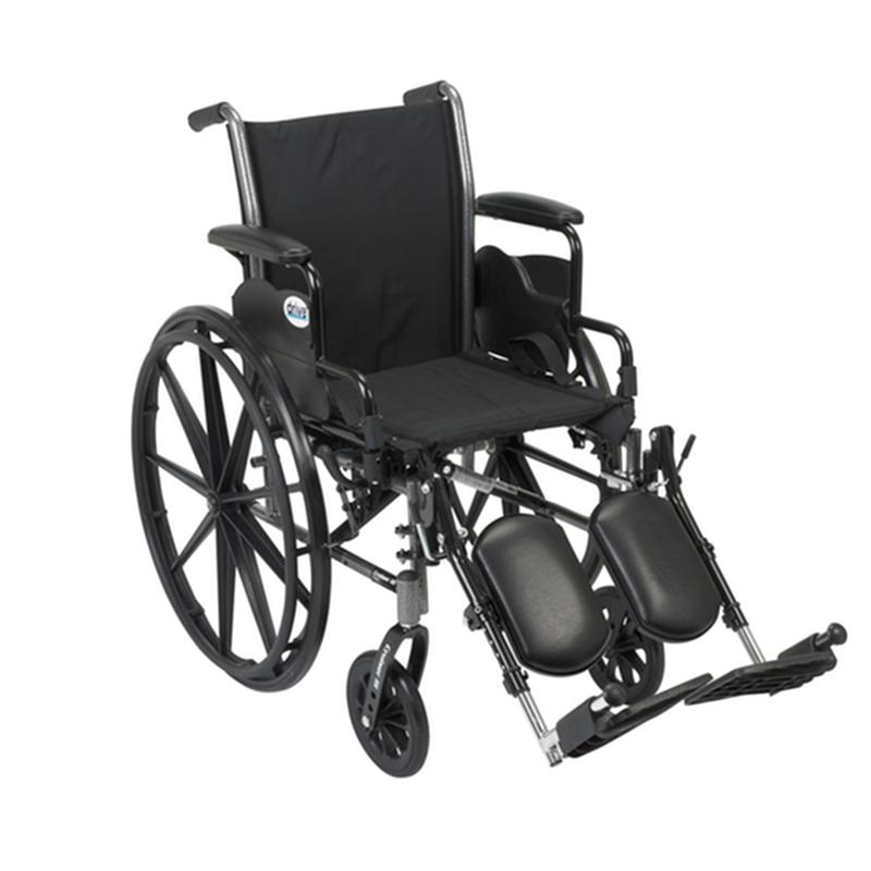 Cruiser Iii Light Weight Wheelchair With Flip Back Removable Arms, Desk Arms, Elevating Leg Res * Drive…