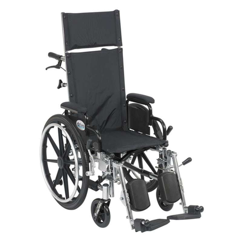 Viper Plus Light Weight Reclining Wheelchair With Elevating Leg Rests And Flip Back Detachable * Drive…