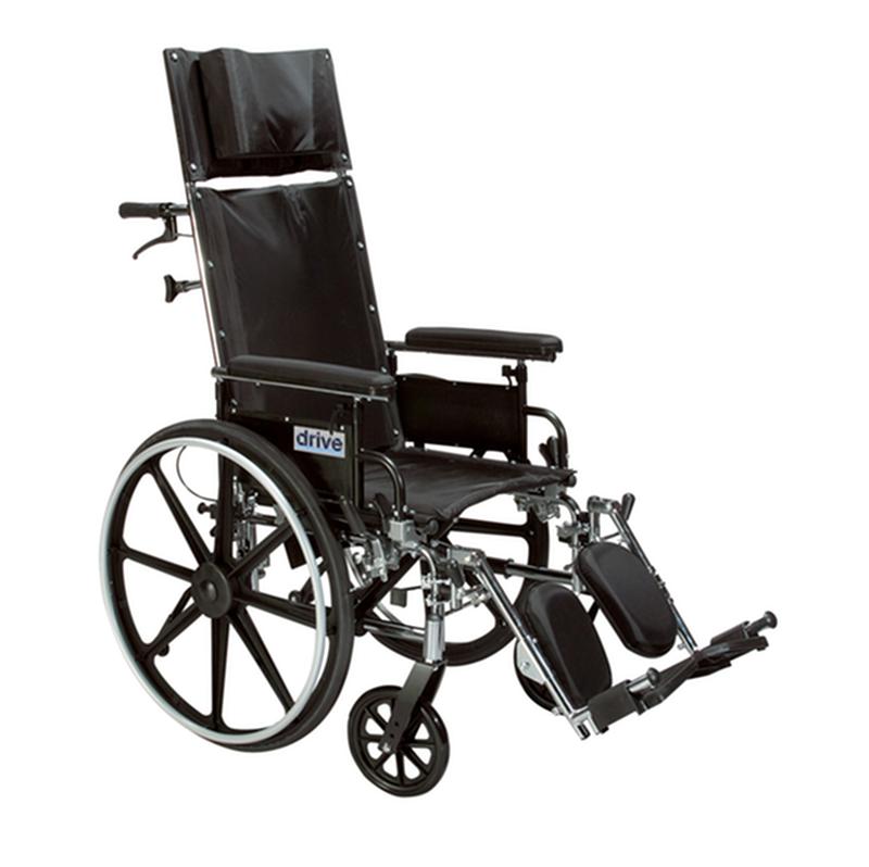 Viper Plus Gt Full Reclining Wheelchair, Detachable Desk Arms, 20" Seat * Drive Medical Item Surcharge…