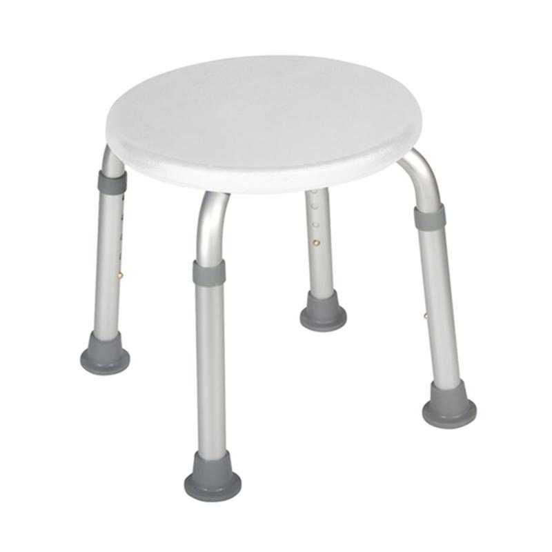 Adjustable Height Bath Stool, White * Drive Medical Item Surcharge Included In Sell Price