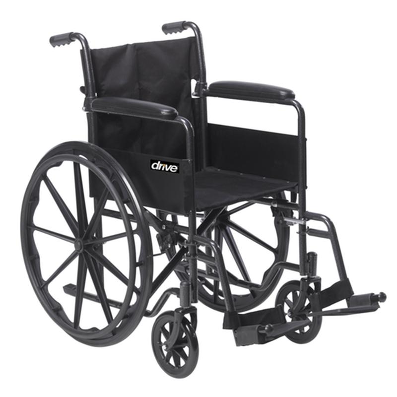 Silver Sport 1 Wheelchair With Full Arms And Swing Away Removable Footrest * Drive Medical Item…