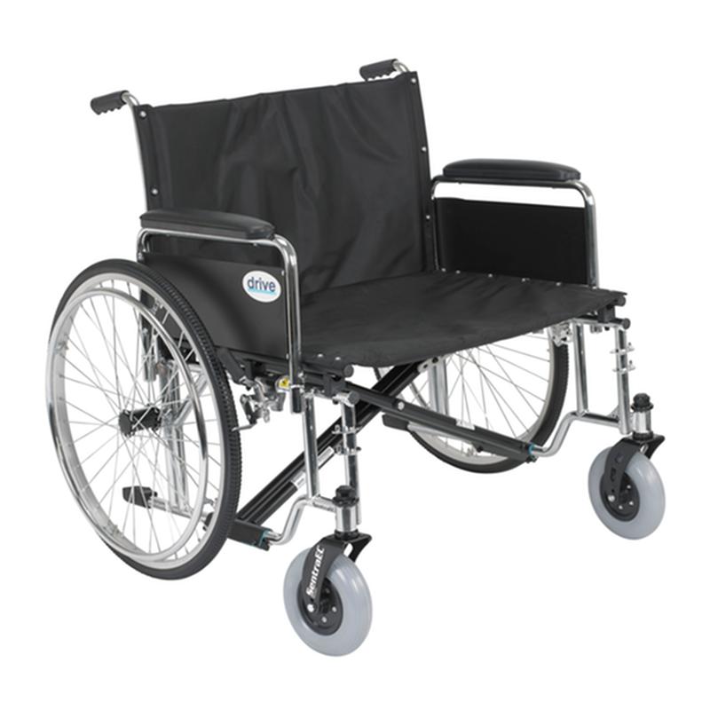 Sentra Ec Heavy Duty Extra Wide Wheelchair, Detachable Full Arms, 28" Seat * Drive Medical Item…